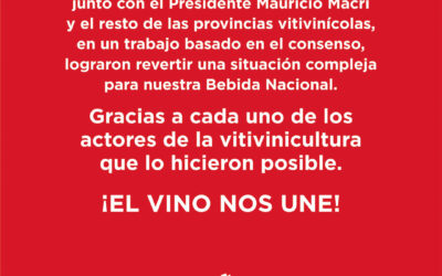 Gobiernos provinciales y toda la industria unidos por el vino